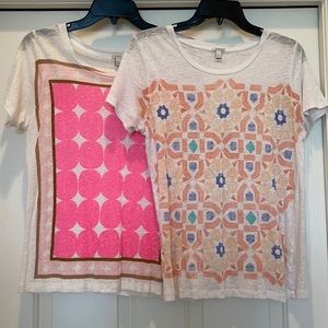 J.Crew Linen Tees